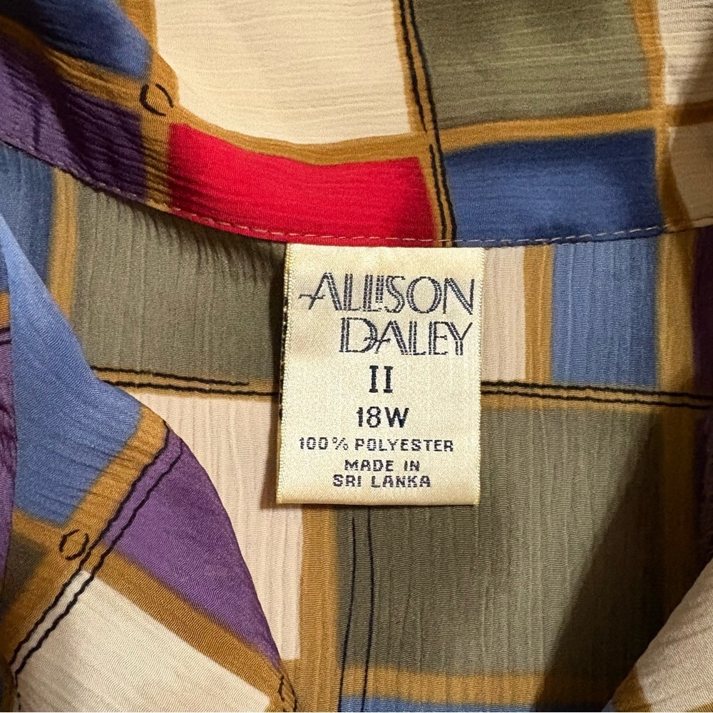 Vintage Allison Daley Blouse 18W - Picture 3 of 7